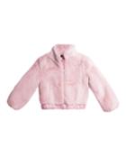 Faux Fur Zip-up Jacket,