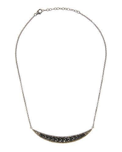 Champagne Diamond & Spinel Pendant Necklace