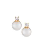 10mm Simulated Pearl & Crystal