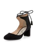 Chase Velvet Tie-front Pump