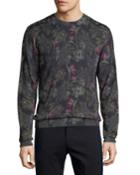 Men's Floral Wool-blend