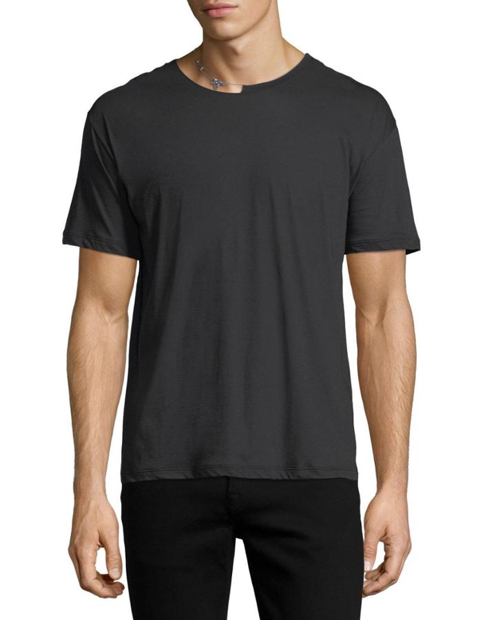 Safety Pin Cotton T-shirt
