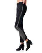 Sienna Mid-rise Chain Fringe Jeans