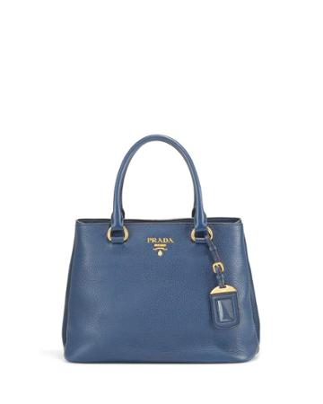 Vitello Phenix Pebbled Leather Tote Bag