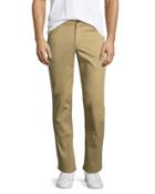 Stretch Twill Five-pocket Pants, Brown