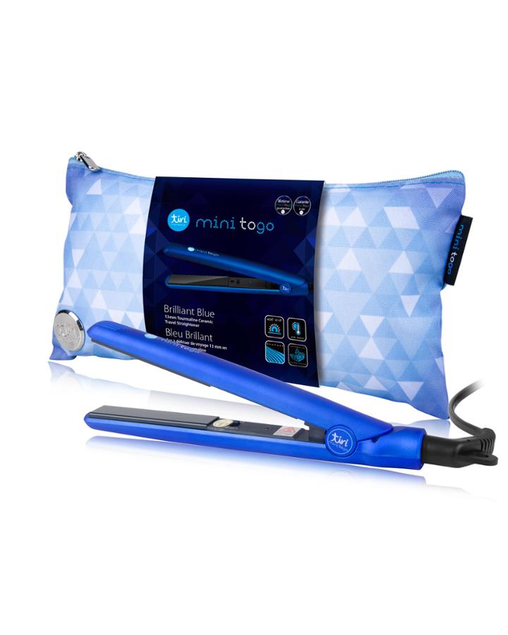 Mini To-go Travel Flat Iron, Blue