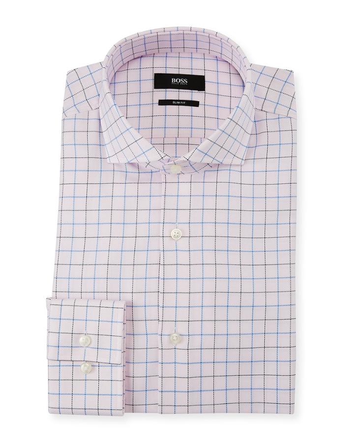 Men's Slim Fit Box Cotton Dress