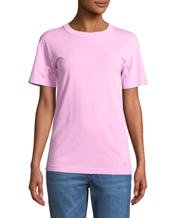 Distressed Crewneck T-shirt