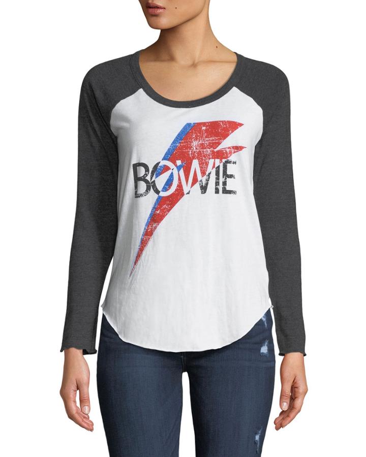David Bowie Graphic Baseball Tee