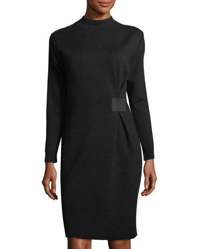 Mock-neck Side-tab