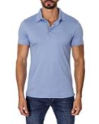 Semi-fitted Short-sleeve Cotton-blend Polo Shirt,