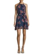 Valletta Floral-print Silk Georgette Dress