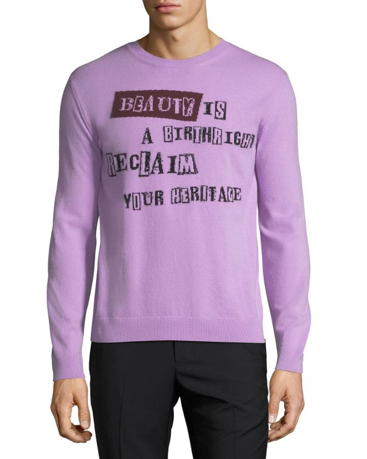 Beauty Is A Birthright Intarsia