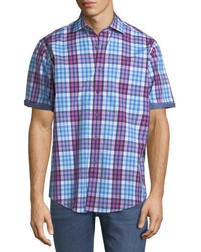Check Short-sleeve