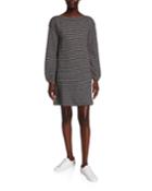 Striped Boat-neck