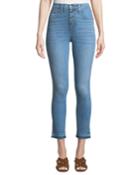 Debbie Fray-hem Cropped Jeans