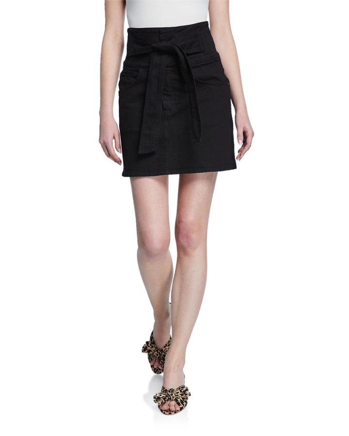 Callie High-rise Tie-front