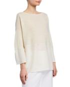 Woven Linen Sweater W/