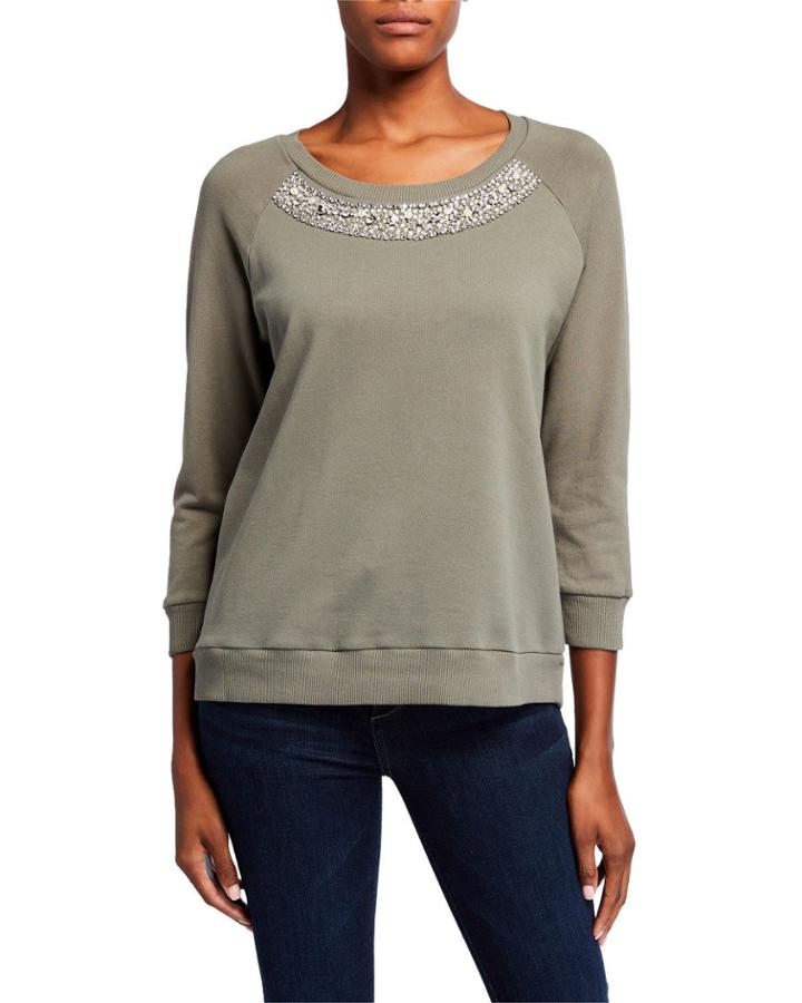 Embellished French Terry