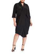 Plus Size Crepe De Chine Dress
