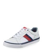 Men's Bruce Mixed Sneakers, White/blue