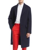 Men's Wool Herringbone Coat