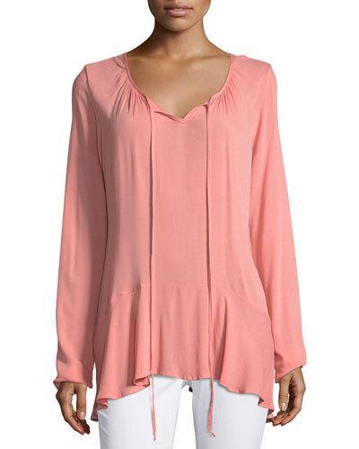 Poppy Ruffle-hem Top