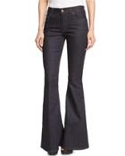 Flare-leg Stretch-denim Jeans