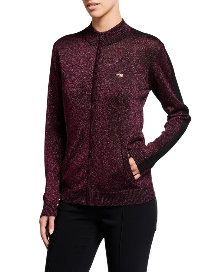 Queen Midas Zip-up Metallic Jacket