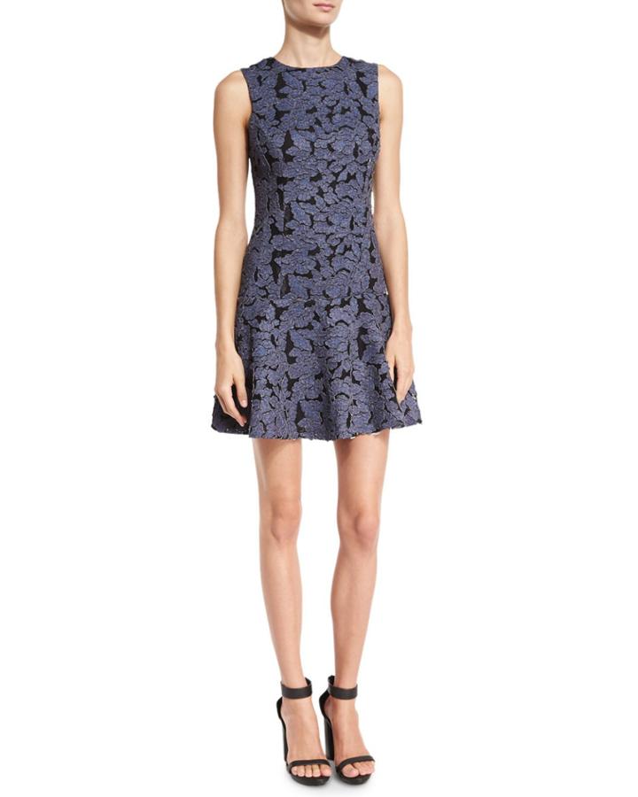 Fonda Floral-lace Drop-waist Dress