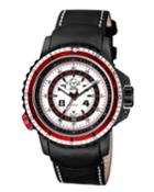 Contasecondi Men's Swiss Automatic Watch, Black/white