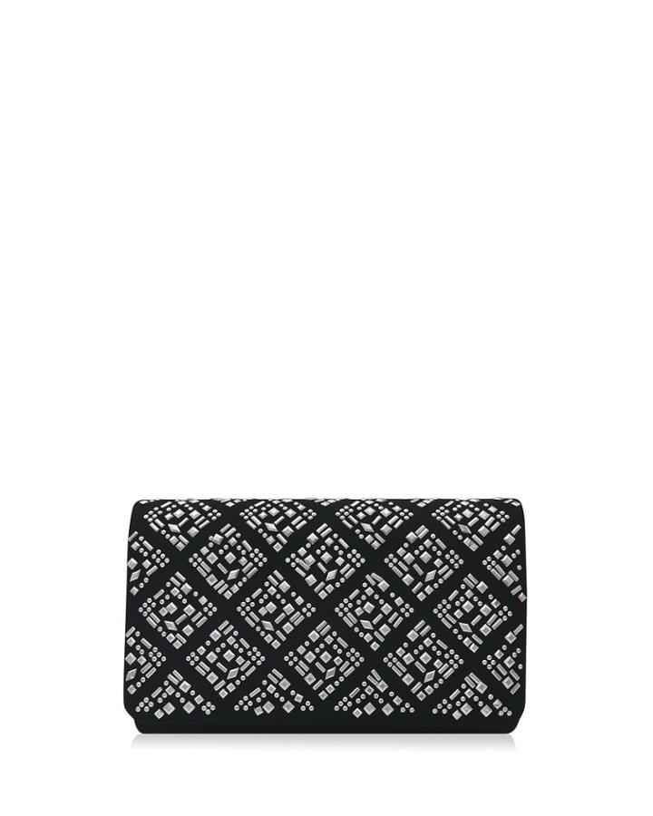 Isabella Studded Mosaic Clutch Bag