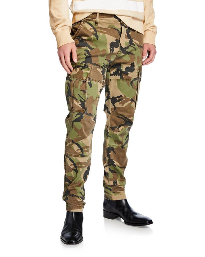 Men's Skinny Twill Cargo Pants