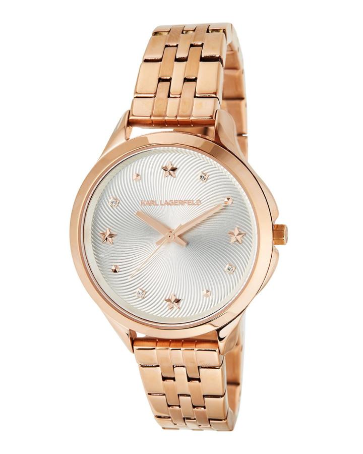 38mm Karoline Bracelet Watch, Rose/silvertone