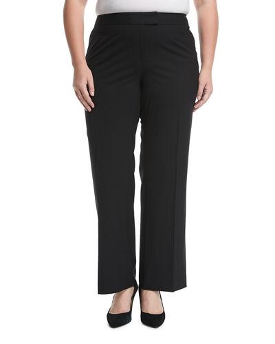 Wool-blend Slim-leg Pants,
