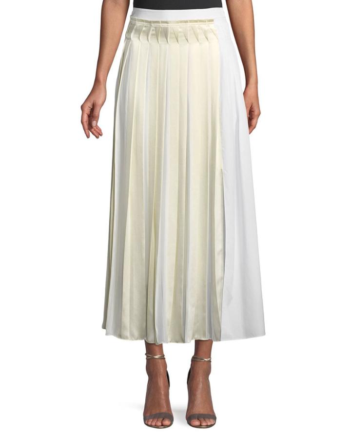 Pleated Cotton Poplin