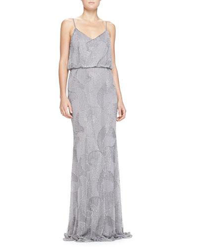 Beaded-shell Blouson