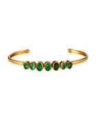 Amulet Hue 22k Emerald Cuff