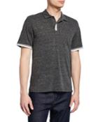 Men's Short-sleeve Earl Tri-blend Polo