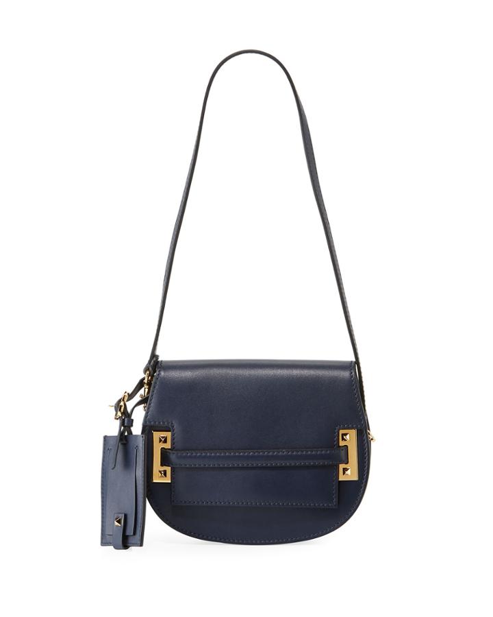 Rockstud Leather Saddle