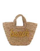 Beach Large Seagrass Tote Bag