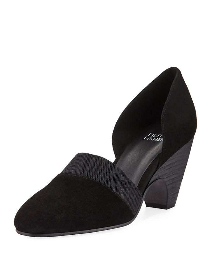 Bailey Suede D'orsay Pumps