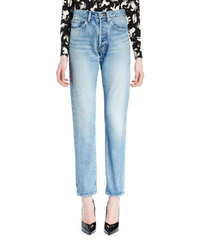'80s Skinny High-waist Denim Jeans, Denim