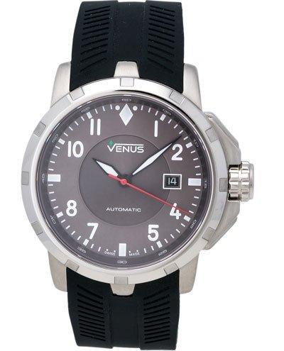 Time-date Gent Watch W/ Rubber