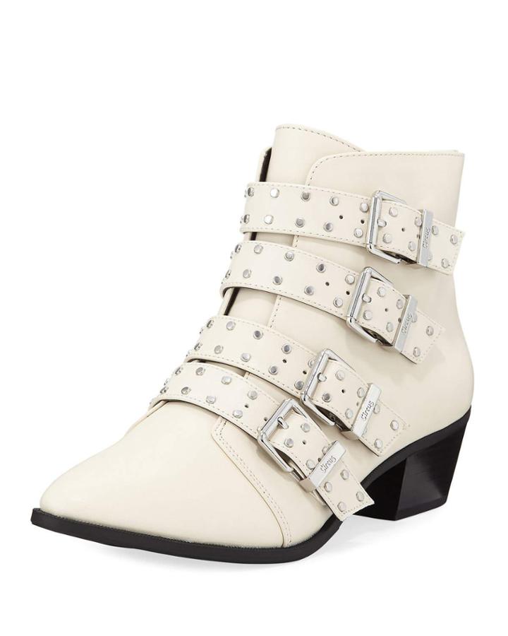 Hutton Studded Buckle Booties