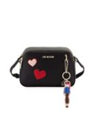 Clutch Bag With Hearts & Girl Charm