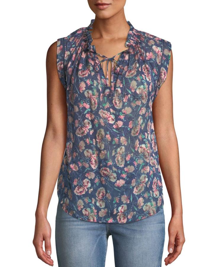 Tea Rose Floral-silk
