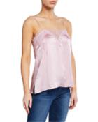 Sweetheart Silk Charmeuse Camisole With