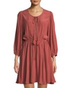 Constance Drawstring-waist Dress