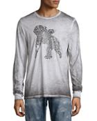 Faded Cherub Logo Long-sleeve T-shirt